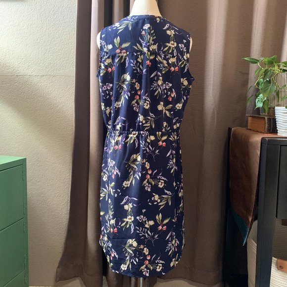 Original Nicole Miller Navy Floral Sundress - Picture 6 of 10